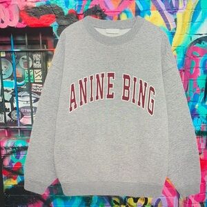 Anine Bing Vintage Eagle sweatshirt Gray